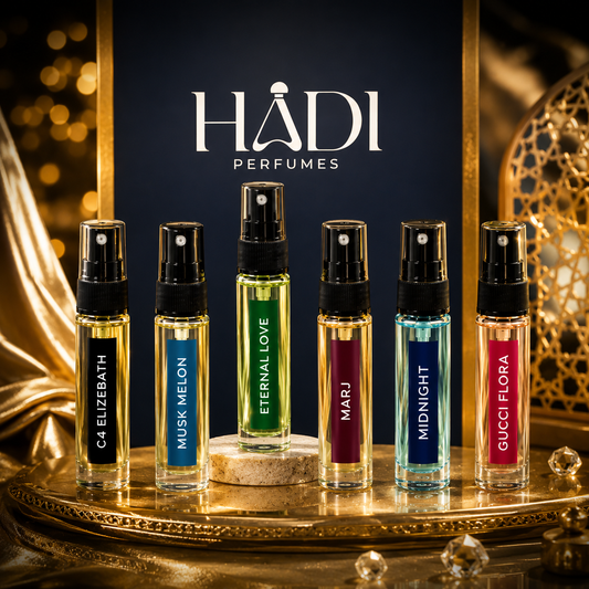 HADI Premium Roll-On Attar Combo (6 PCS) | Long Lasting Perfume Oils | ₹390