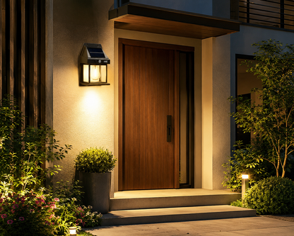 MZ M991 Solar Motion Sensor Wall Lamp – Waterproof Outdoor LED Solar Light